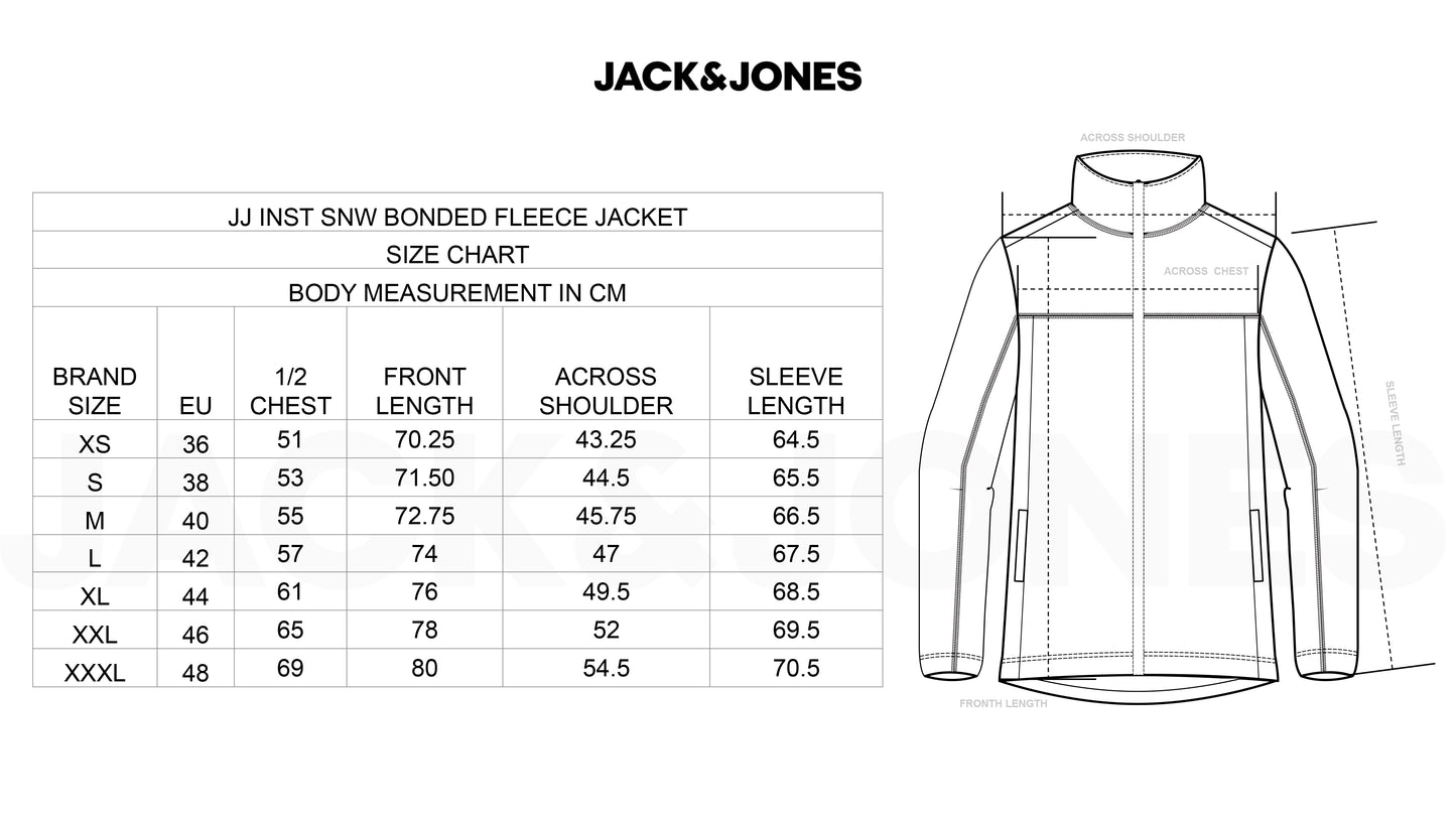 Jack&Jones Bonded Fleece Jacket - Black