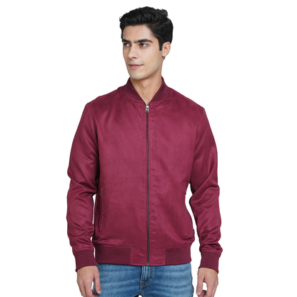 Jack&Jones Faux Suede Jacket - Wine