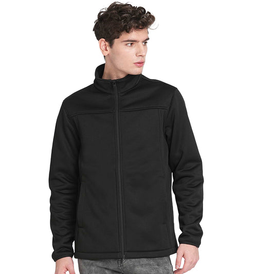 Jack&Jones Bonded Fleece Jacket - Black