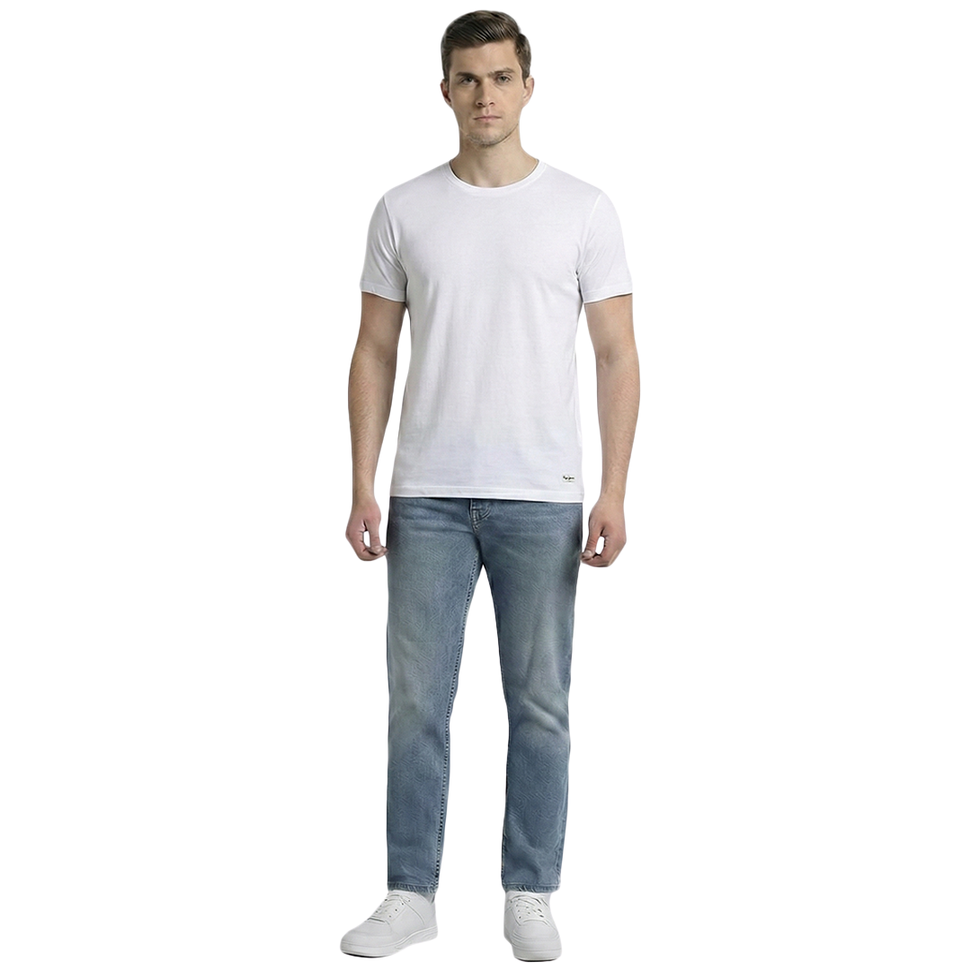 Pepe Jeans Ibiza Round Neck Tee - White