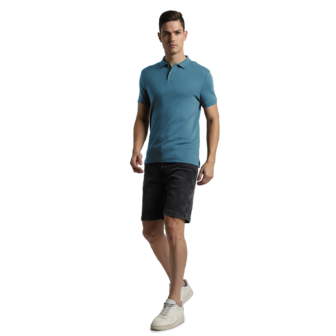 Jack&Jones - Interlock Polo - Teal Blue