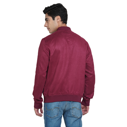 Jack&Jones Faux Suede Jacket - Wine