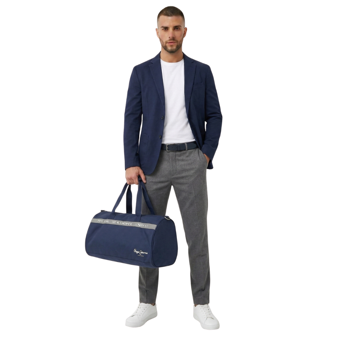 Pepe Jeans Fleet Street Duffle Bag - Navy Blue