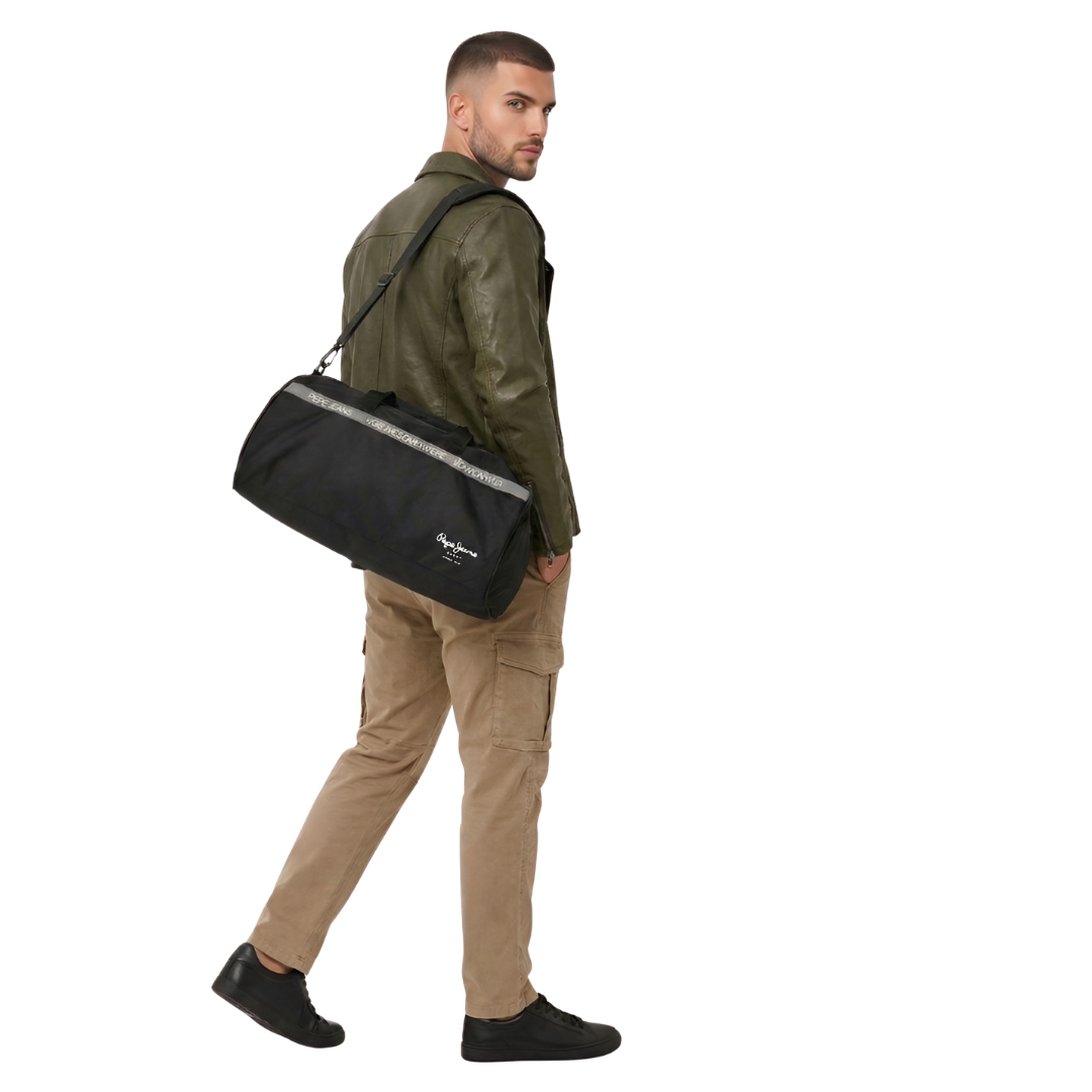 Pepe Jeans Fleet Street Duffle Bag - Black