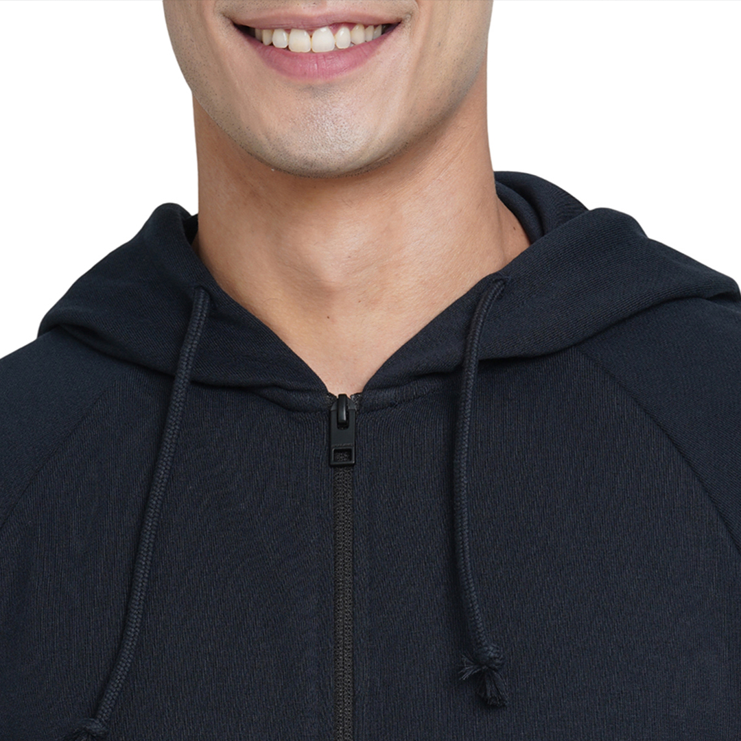 Jack&Jones Austin Hoodie Jacket - Navy Blue