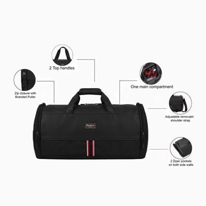 Pepe Jeans Bond Street Duffle Bag - Black