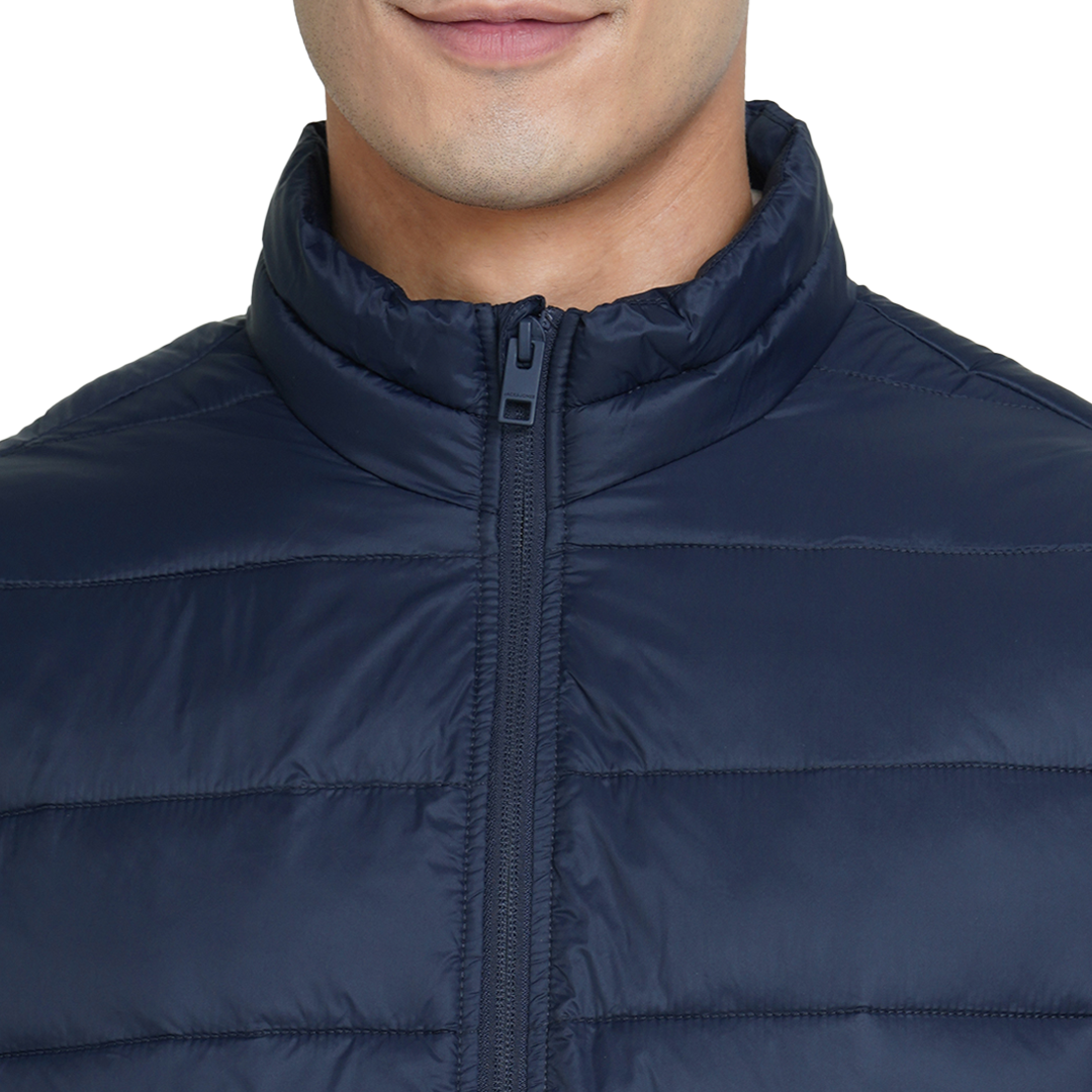 Jack&Jones -  Ethan Sleeveless Puffer Jacket - Navy Blue