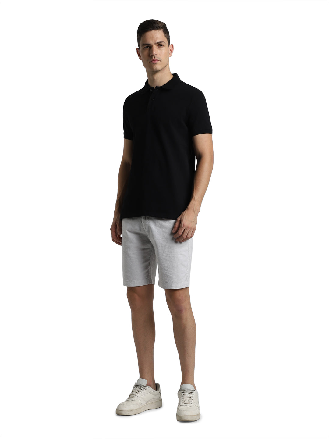 Jack&Jones Jacquard Plain Polo - Black