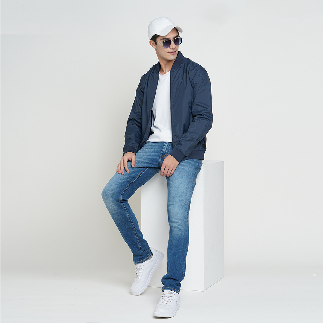 Jack&Jones Vilmar Windcheater Jacket - Navy Blue