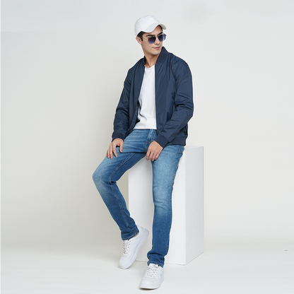 Jack&Jones Vilmar Windcheater Jacket - Navy Blue