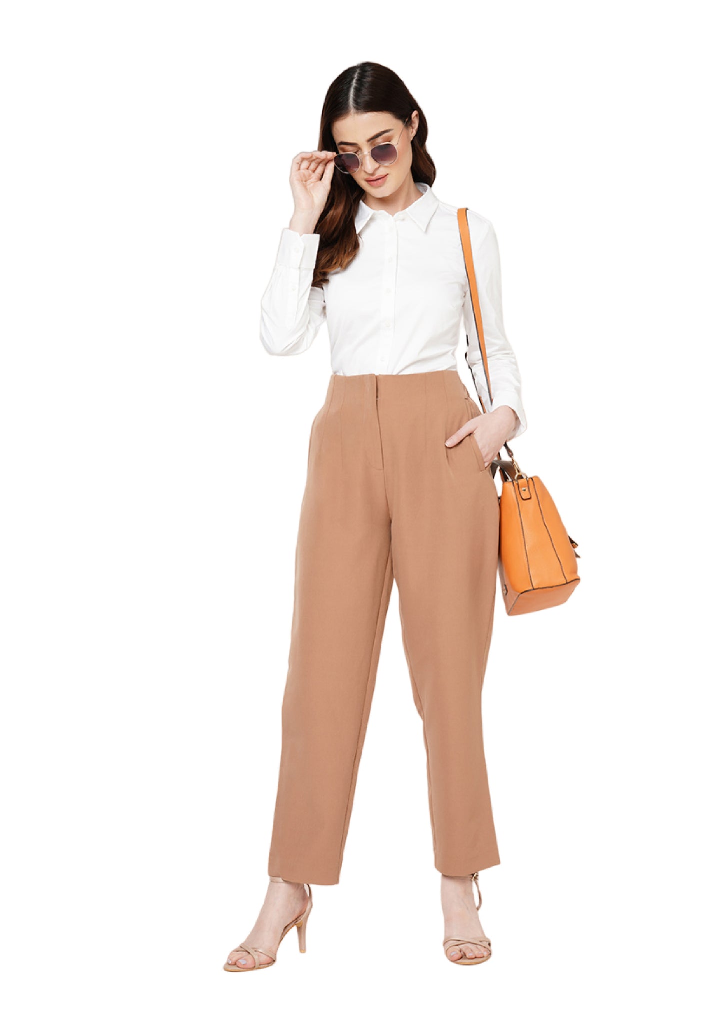 Vero Moda Carline Stretch Shirt - White