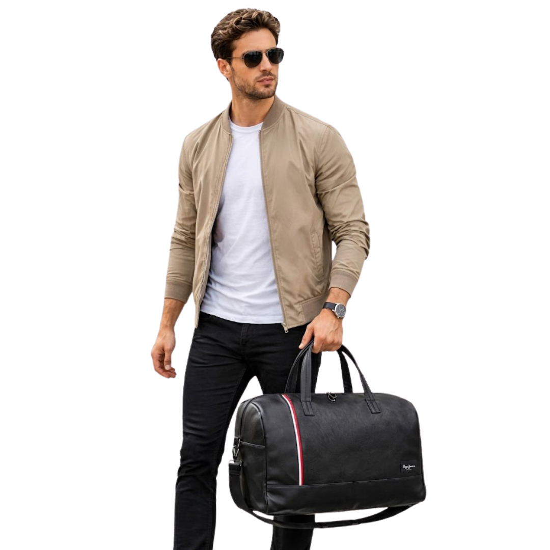 Pepe Jeans Baker Street Duffle Bag - Black
