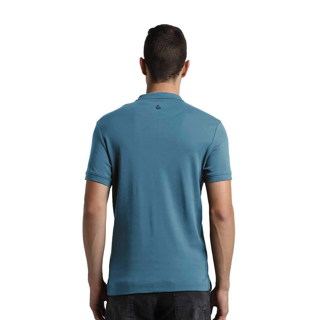 Jack&Jones - Interlock Polo - Teal Blue