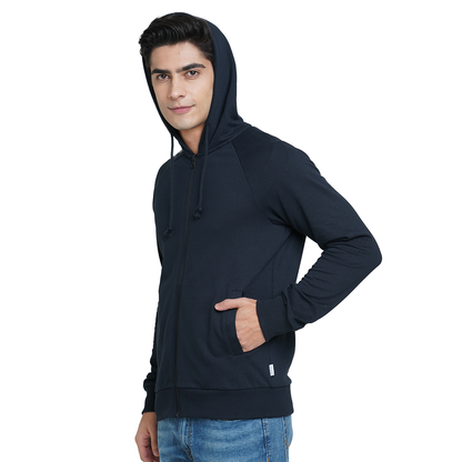 Jack&Jones Austin Hoodie Jacket - Navy Blue