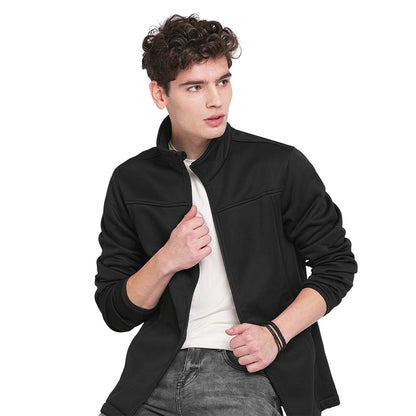 Jack&Jones Bonded Fleece Jacket - Black