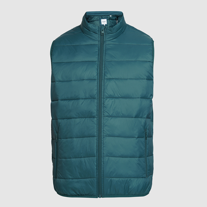 Jack&Jones -  Ethan Sleeveless Puffer Jacket - Petrol