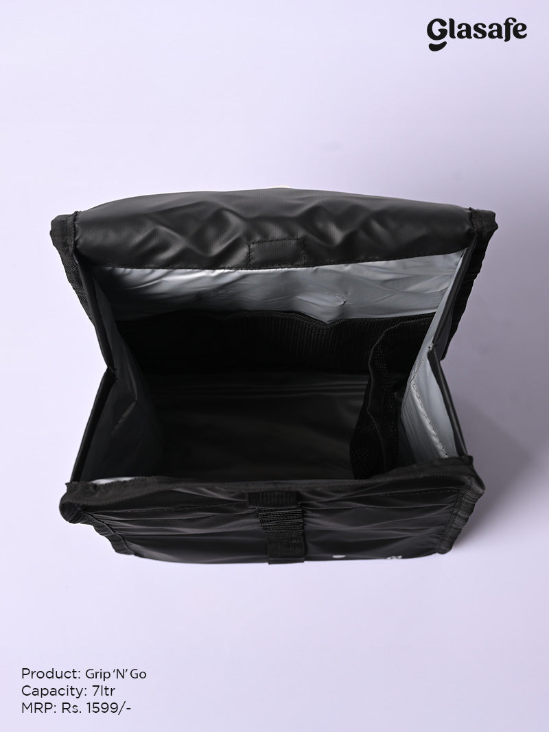 Glasafe Eat Light Combo with Lunch bag Set of 3 (Tiffin: 320mlx1 + 520mlx1)