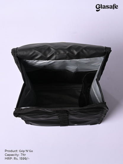 Glasafe Eat Light Combo with Lunch bag Set of 3 (Tiffin: 320mlx1 + 520mlx1)