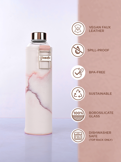 Glasafe Vego Sip 750ml- Coral Peach