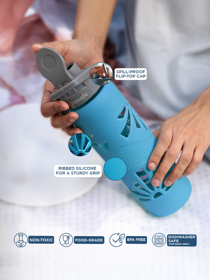Glasafe Clear Grip 750ml - Tranquil Teal