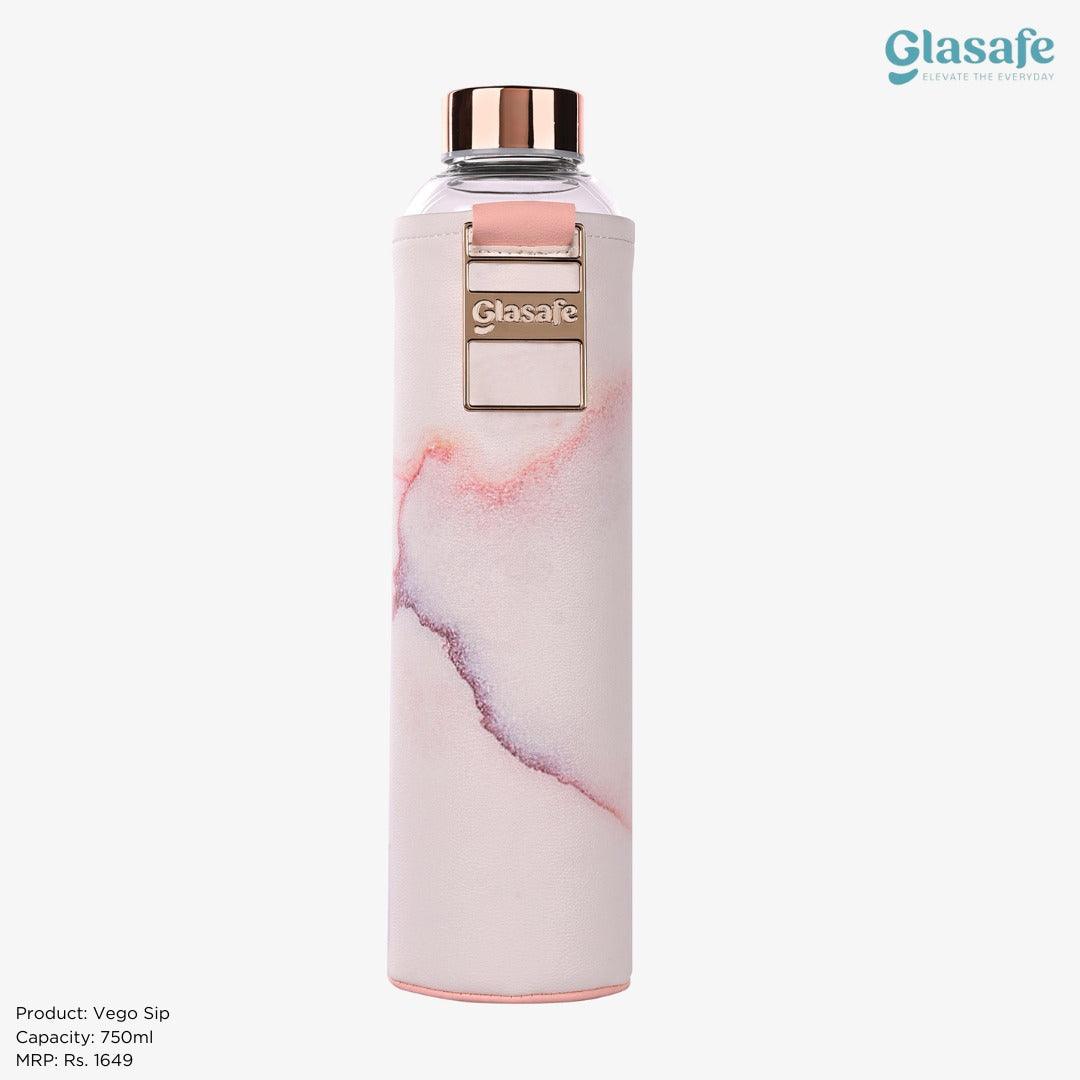 Glasafe Dual Elegance Combo (Vego Sip 750mlx2)