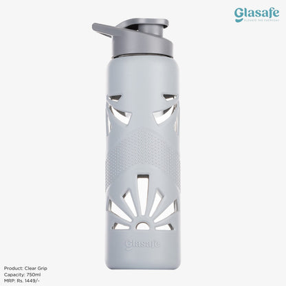 Glasafe Desk Munch Office Combo Set of 3 (Tiffin: 320mlx1 + 520mlx1 + Bottle: 750ml)