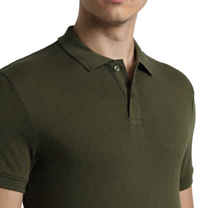 Jack&Jones - Interlock Polo - Olive Green