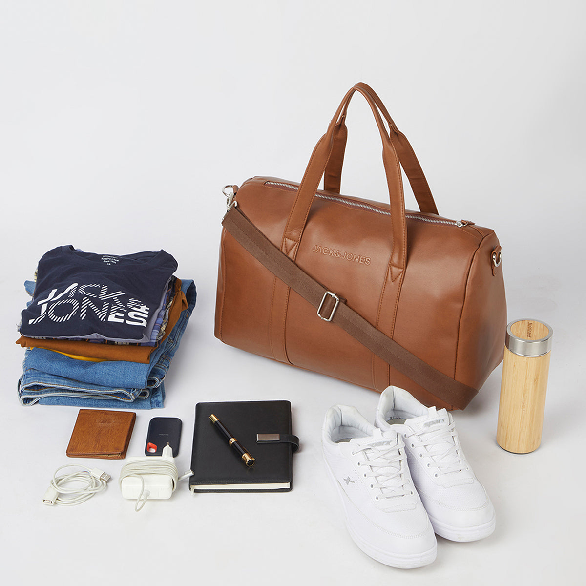 Jack&Jones Paris Duffle - Tan