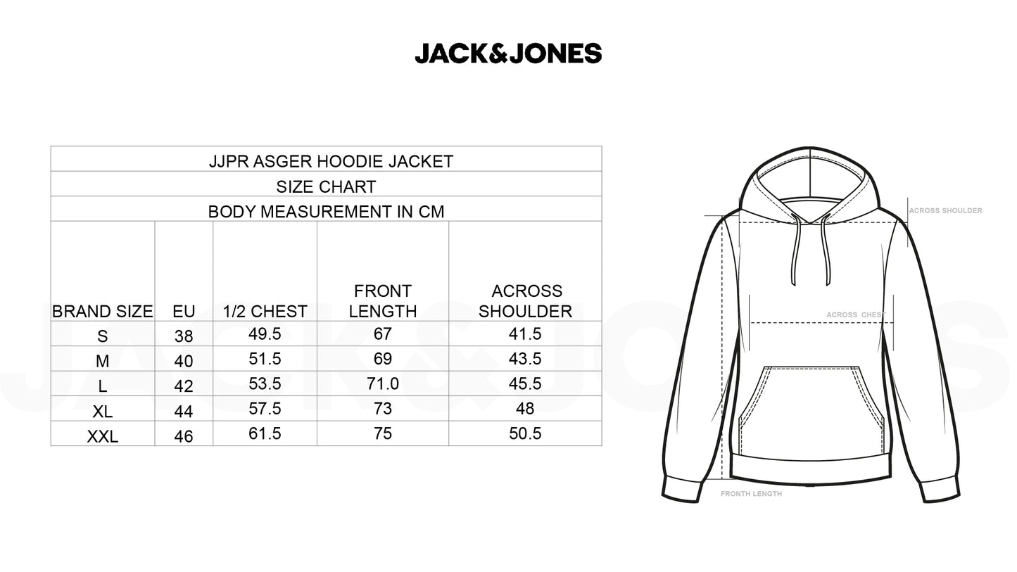 Jack&Jones - Asger Hoodie - Black