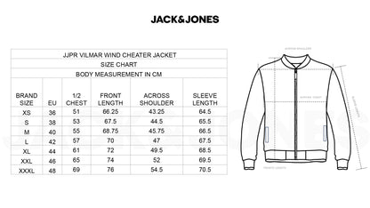 Jack&Jones Vilmar Windcheater Jacket - Black