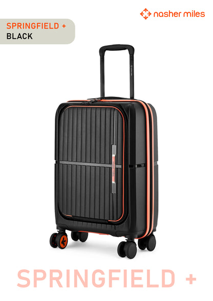 Nasher Miles Springfield Plus Luggage - Black