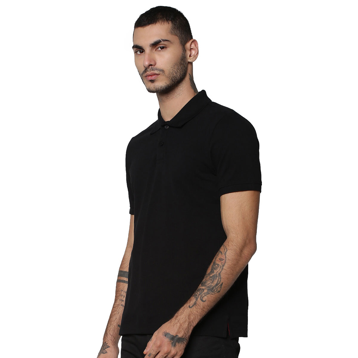 Jack&Jones Solid/Plain Polo - Black