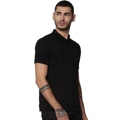 Jack&Jones Solid/Plain Polo - Black