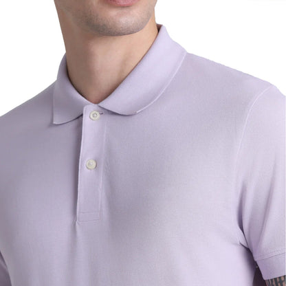 Jack&Jones Solid/Plain Polo - Lavender Fog Purple