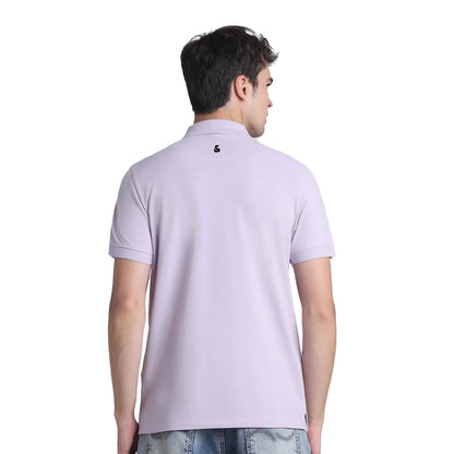 Jack&Jones Solid/Plain Polo - Lavender Fog Purple
