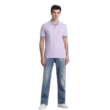Jack&Jones Solid/Plain Polo - Lavender Fog Purple