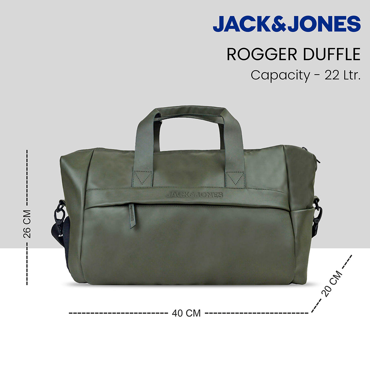 Jack&Jones Rogger Duffle - Olive Green