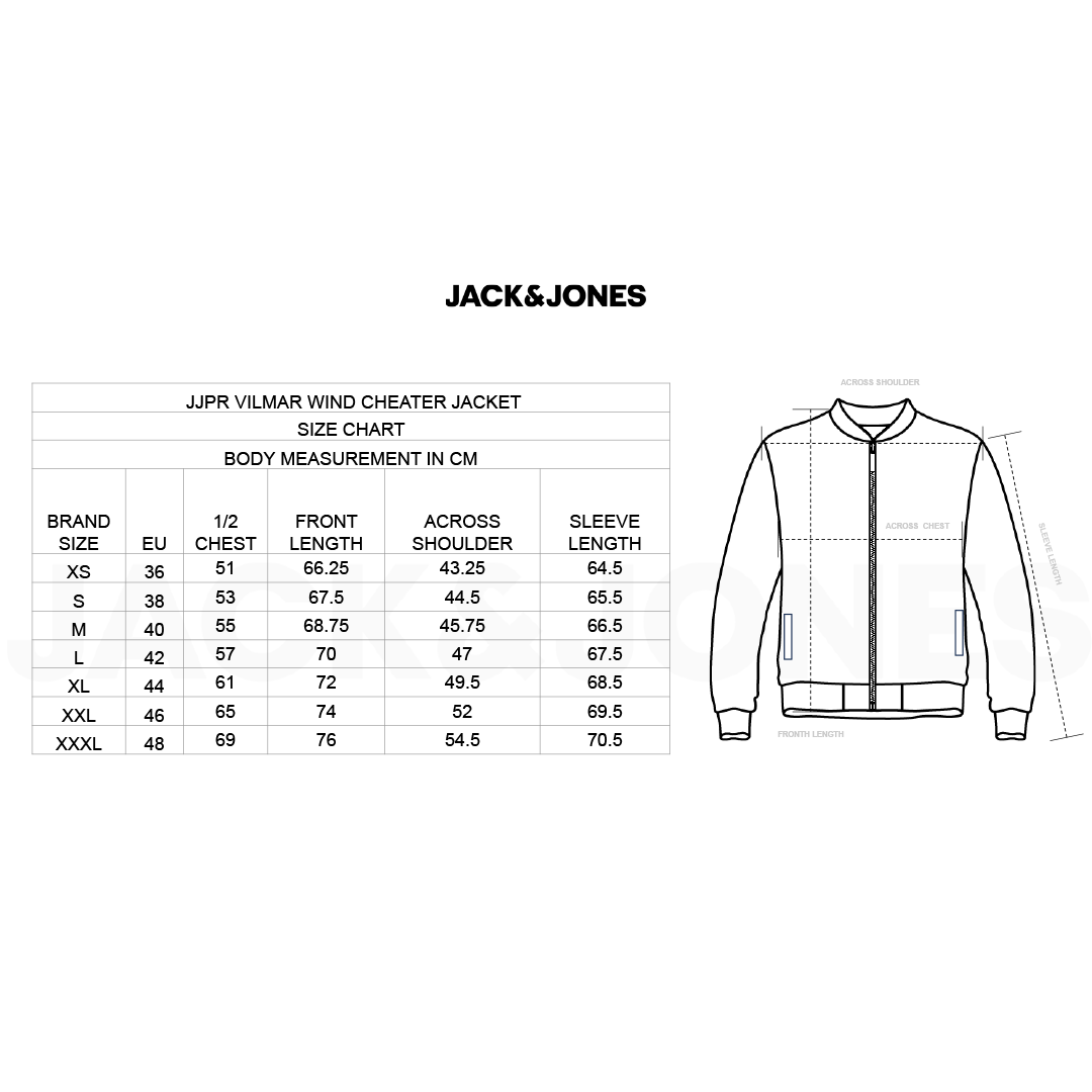 Jack&Jones Vilmar Windcheater Jacket - Navy Blue
