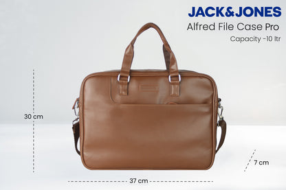 Jack&Jones Alfred File Case - Tan
