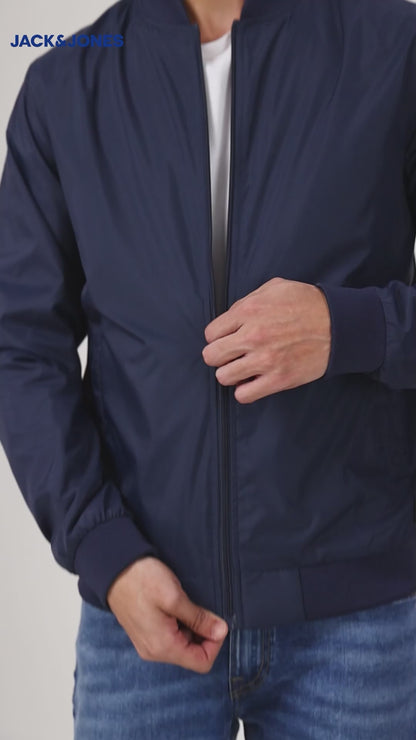 Jack&Jones Vilmar Windcheater Jacket - Navy Blue