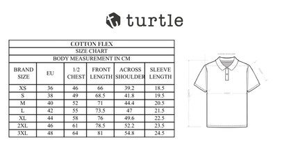 Turtle Cotton Flex Polo - Navy Blue