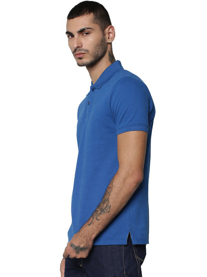 Jack&Jones Solid/Plain Polo - Electric Blue