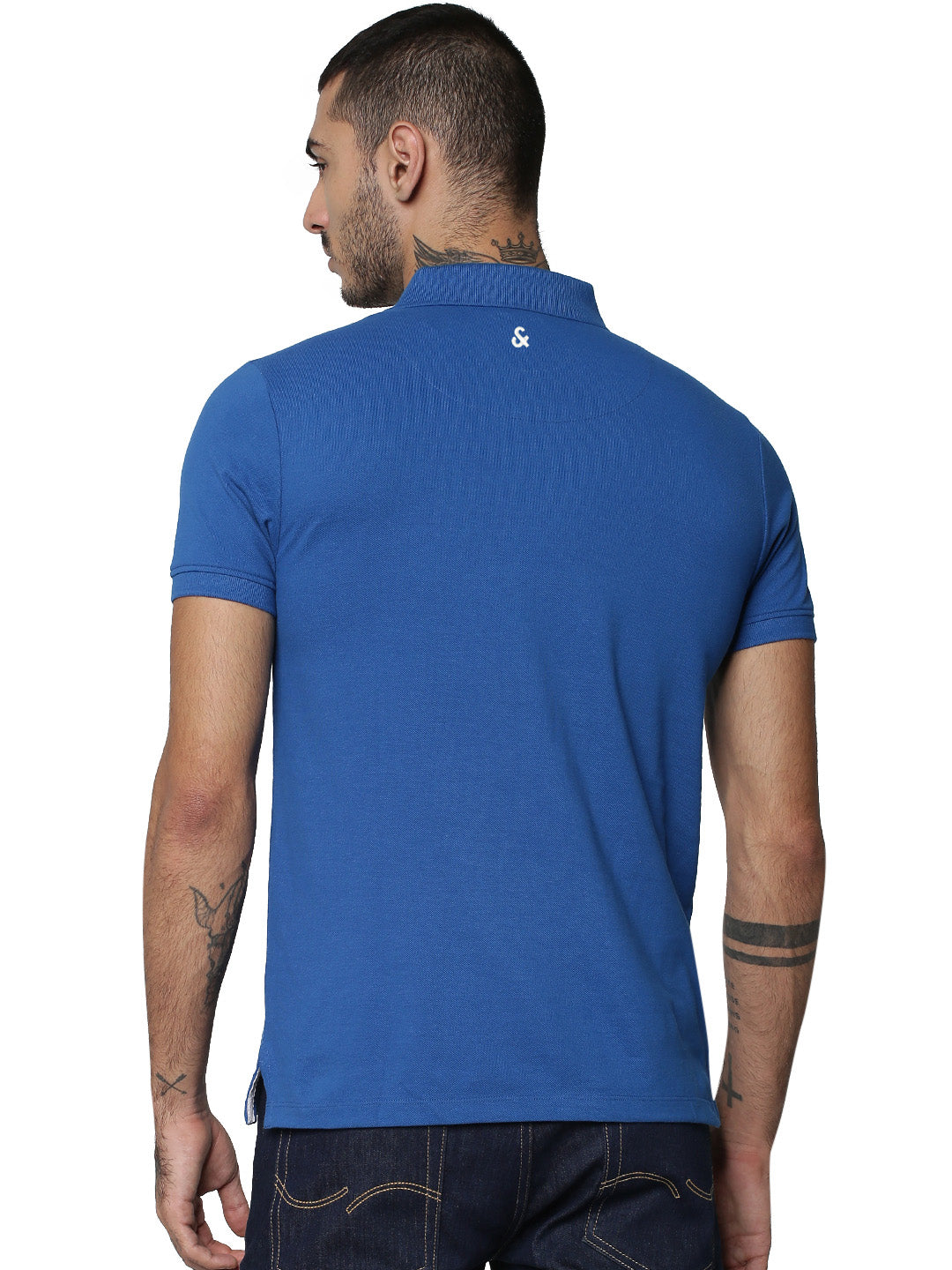 Jack&Jones Solid/Plain Polo - Electric Blue