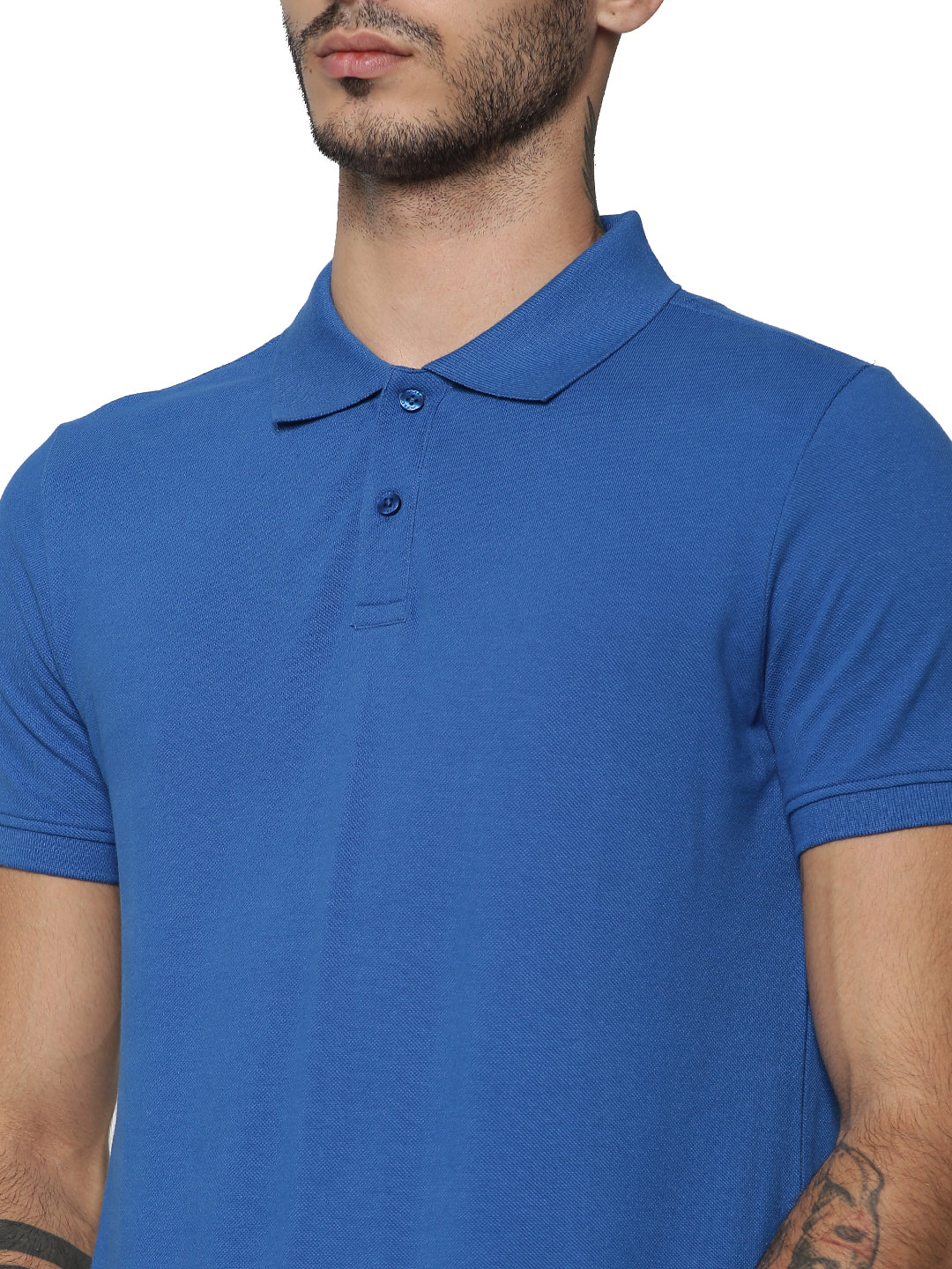 Jack&Jones Solid/Plain Polo - Electric Blue