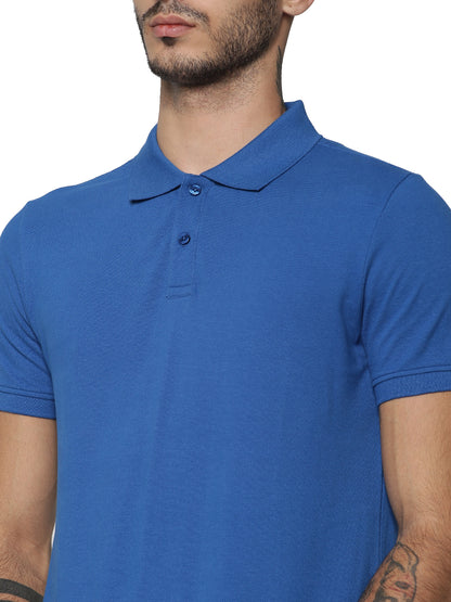 Jack&Jones Solid/Plain Polo - Electric Blue