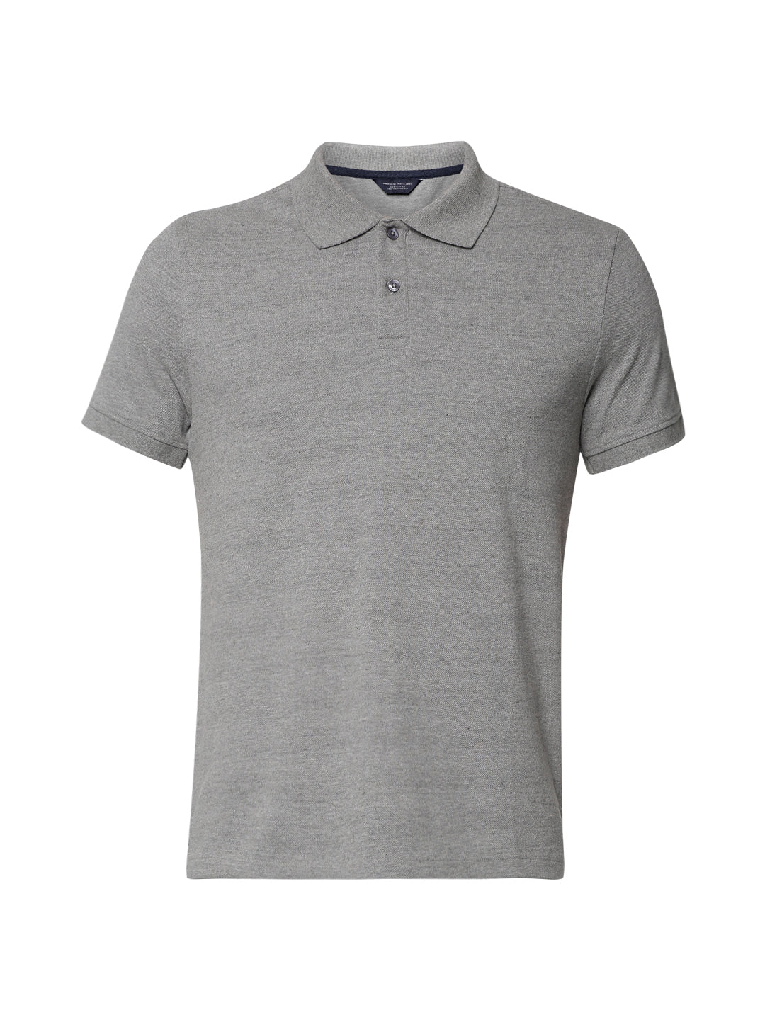 Jack&Jones Solid/Plain Polo - Charcoal Gray
