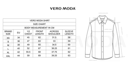 Vero Moda Carline Stretch Shirt - White