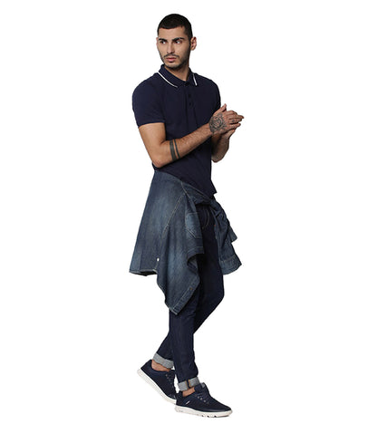 Jack&Jones Cool Max Polo - Navy Blue