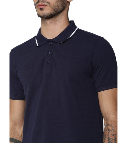 Jack&Jones Cool Max Polo - Navy Blue